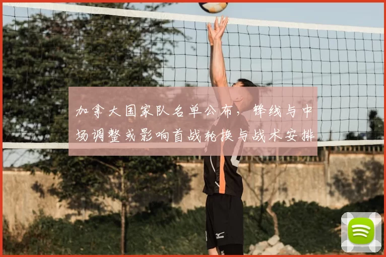 加拿大国家队名单公布，锋线与中场调整或影响首战轮换与战术安排