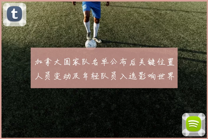 加拿大国家队名单公布后关键位置人员变动及年轻队员入选影响世界杯备战
