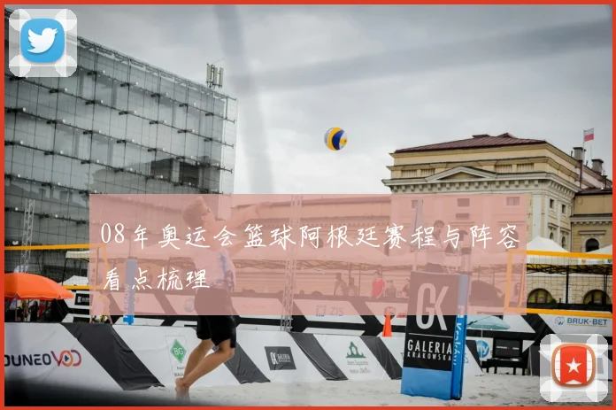 08年奥运会篮球阿根廷赛程与阵容看点梳理